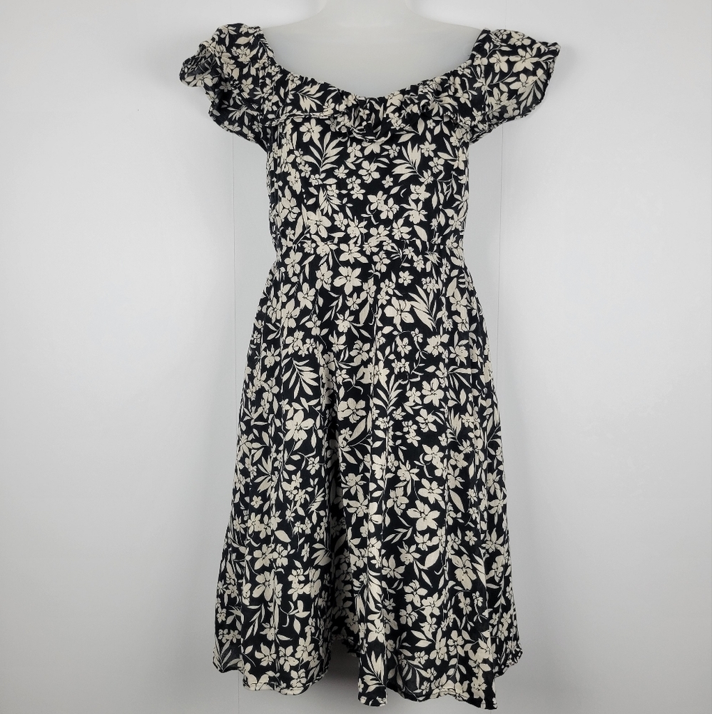 Off The Shoulder Floral Dress